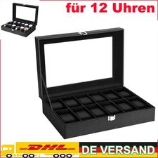 Caja de reloj caja de reloj para 12 relojes caja de reloj caja de reloj cofre de reloj