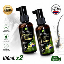 Tónico para el cabello BioVech 7 hierbas 100 ml x2 hierbas cuidado del cuero cabelludo crecimiento del cabello y cabello