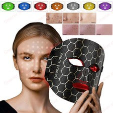 Rotes Licht Therapie Für Gesicht 7 Farben Led Gesichtsmaske Hautpflege Reisen