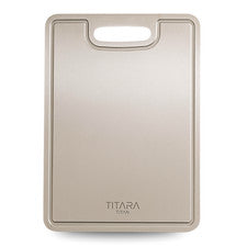Tabla de cortar titanio Titara titanio real | antibacteriana | tabla de cortar premium