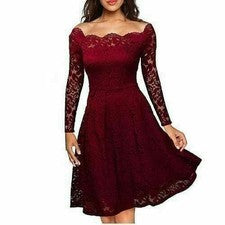 Vestidos Ropa De Moda Para Mujer Largos Casuales De Fiesta Encaje Dress Elegante