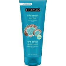 Máscara de arcilla antiestrés Freeman minerales del Mar Muerto cuidado facial 6 oz