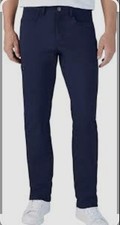Jeans ajustados azules vintage impermeables para hombre estilo clásico