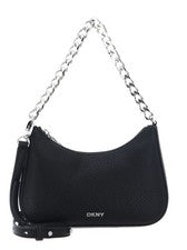 DKNY Jenna Demi Crossbody Bag Umhängetasche Tasche Black / Silver schwarz Neu