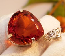 Colgante fino gemas sueltas de plata 925 que cambia de color alejandrita natural de 72,90 quilates