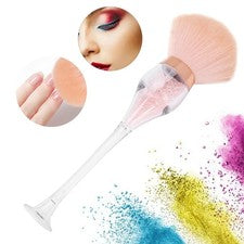 Cepillo en polvo suelto grande esponjoso para profesionales de la belleza y el maquillaje 14,5 cm