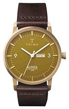 TRIWA KLST111-CL010413 Reloj Klinga Oro Blanco Esfera Cuero Marrón