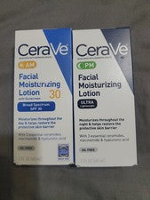 Set de cuidado de la piel loción hidratante facial CeraVe AM/PM