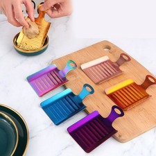 Rallador de acero inoxidable casero para preparación de salsa de puré y especias