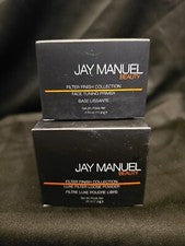 LOTE DE MAQUILLAJE POLVO SUELTO IMPRIMACIÓN AFINACIÓN FACIAL ACABADO FILTRO JAY MANUEL