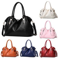 Moda Para mujeres Cuero Suave Bolso de Hombro Bolso Dama Bolso de Mano Hobo Cartera Cartera