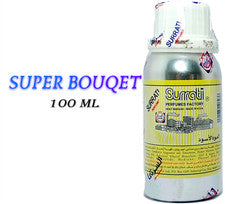 Aceite de perfume concentrado Surrati Super Bouqet, envasado de 100 ml, aceite Attar.
