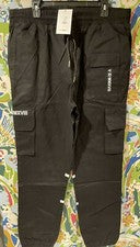 Pantalones de chándal cargo con cordón Mercury de moda Nova para hombre talla XXL