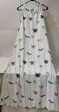 Maxie blanco con diseños de mariposas OC Order Plus para mujer talla (pequeña)