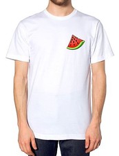 Camiseta con logotipo de sandía verano moda fruta saludable Tumblr estilo indie para hombre niño