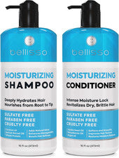 Set Champú y Acondicionador Hidratante Cuidado Libre de Sulfatos para Mujeres y Hombres