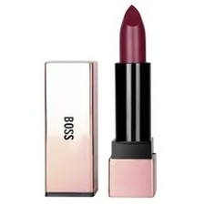 Lápiz Labial Hidratante REALHER I AM BOSS Deep Berry Estuche Oro Rosa Nuevo