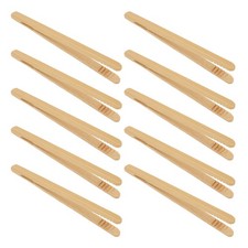 10 piezas pinzas de clip de bambú utensilios de cocina mini pinzas de bambú madera