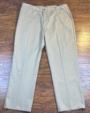 Pantalones Dickies Industrial Frente Plano Confort Cintura 45x32 Caqui U1