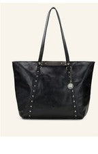 Bolso de Mano PATRICIA NASH Benvenuto Cuero Tachonado XL Mujer + Bolso Antipolvo Negro