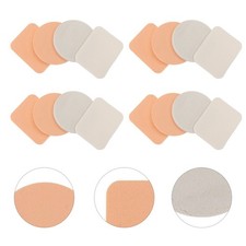 20 piezas esponjas faciales reutilizables maquillaje facial belleza soplo para polvo