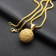 Joyería deportiva collar colgante atlético baloncesto pelota B