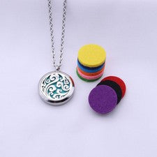 Essential Oil Jewelry for Women Aromatherapy Diffuser Perfume Pendant
