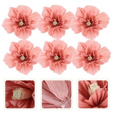 10 Piezas Decoraciones de Boda Flores de Papel para Hogar Decorativas Artificiales