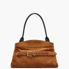 Cartera grande Marc Jacobs para mujer The Suede Dakota - Cobre