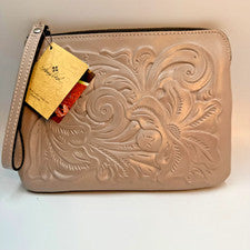 ¡¡NUEVO CON ETIQUETAS!! Muñequera PATRICIA NASH Mujer CASSINI Tooled Floral en Piedra