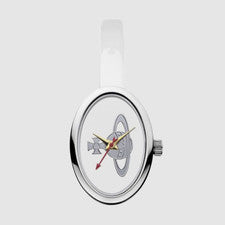 Vivienne Westwood Medal VV019WH reloj de cuarzo para mujer de cuero blanco