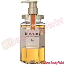 Champú &honey Deep Moist 1,0 Botella 440 ml - Cuidado Orgánico del Cabello - Hecho en Japón
