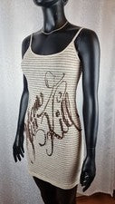 Vestido mujer Sophyline talla M conjunto de 2 beige rayas nuevo con etiqueta Ar 24/454