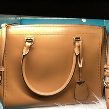 Bolso de hombro Michael Kors mediano para mujer en cuero marrón