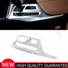 For BMW 5 Series G30 2018-2022 Matte Silver Middle Console Gear Shift Cover Trim