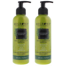 Champú espesante Regrowz restaura apariencia cabello sano 225 ml para unisex X 2