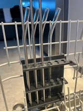 Soporte para pajitas para lavavajillas Miele - Accesorio para estante de utensilios de acero inoxidable