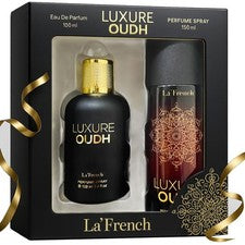 La French Luxure Oudh Perfume y Desodorante Set de Regalo (100ml + 150ml)
