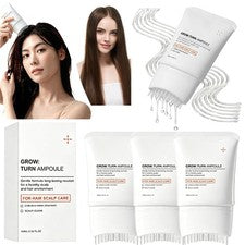 3x - Ampolla Grow Turn para el cuidado del cuero cabelludo del cabello 100 ml