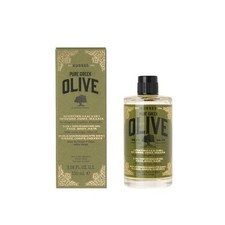 Aceite nutritivo Korres Pure Greek Olive 3 en 1 cara cuerpo cabello 100 ml, 98,7 % natural
