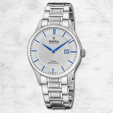 Festina Reloj de Hombre Hecho en Suiza Pulsera Acero Inoxidable Plata UF20067/3