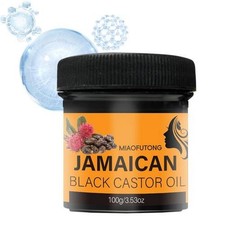Crema capilar aceite de ricino negro jamaicano 100 g cuidado voluminizador del cabello prevenir la pérdida del cabello