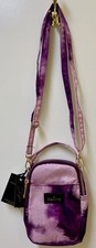 Bolso Bandolera y Eslinga Convertible de Viaje de Vuelta Kedzie Aura Rosa/Púrpura Nylon ~ Nuevo con Etiquetas