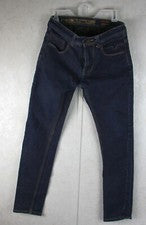 Pantalones de mezclilla azules ajustados de moda italiana talla 32 Vizio para hombre $40 nuevos