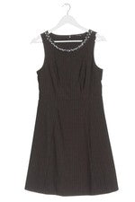 BODYFLIRT Vestido Línea A Mujer Casual Gris Talla 38 Cremallera