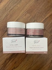 Swiss VITAL JUST SET Hidratante Día ☀️ Crema + Noche 🌙 Crema Renovadora 50g