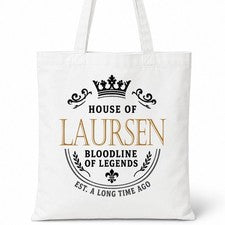Bolso de Mano House Of LAURSEN Nombre Familiar Regalo de Cumpleaños