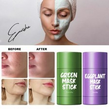 Mascarilla Stick Berenjena Té Verde Limpieza Facial Aceite Control Cuidado Hi...