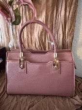 Bolso de Mano La Terre Moda Cuero Vegano Mujer Marrón