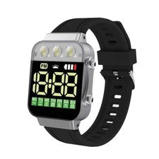 Sports LED Electronic Watches USB Rechargeable Flashlight Student Sport8949